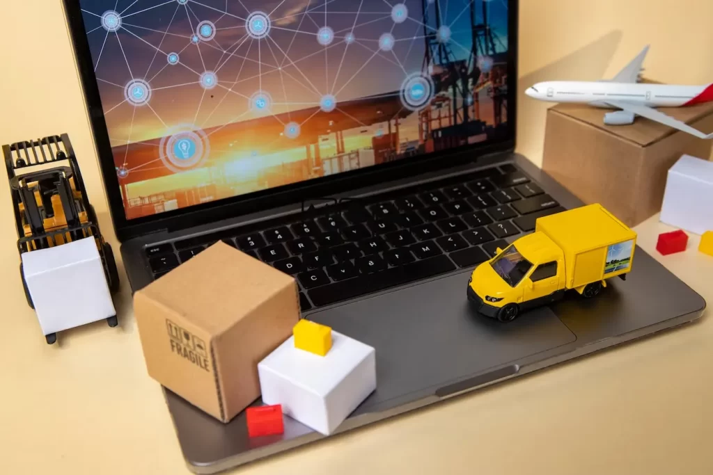 representation of supply chain in logistic service
